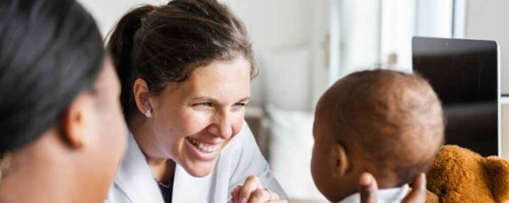 Baby's visit to the ENT doctor