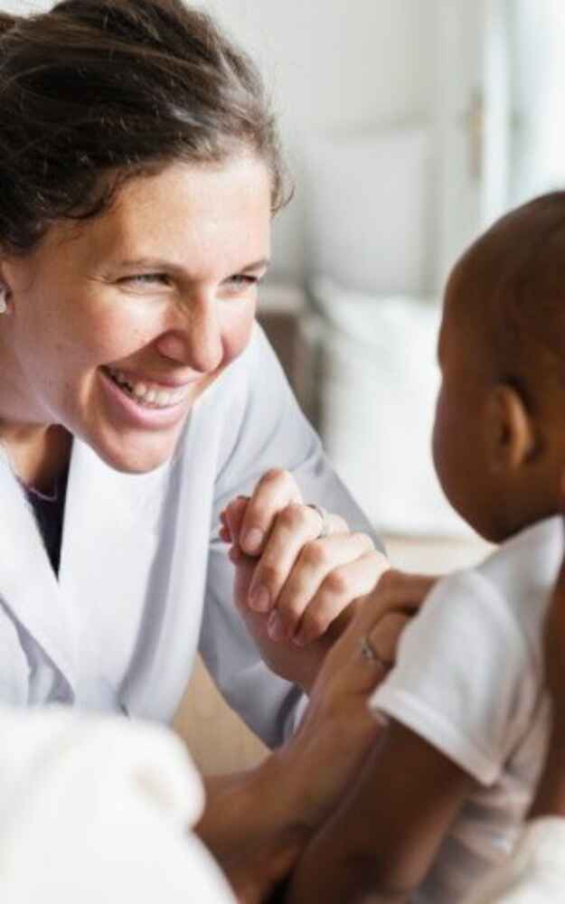 Baby's visit to the ENT doctor